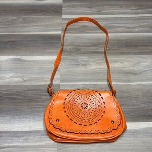 Crossbody orange bag